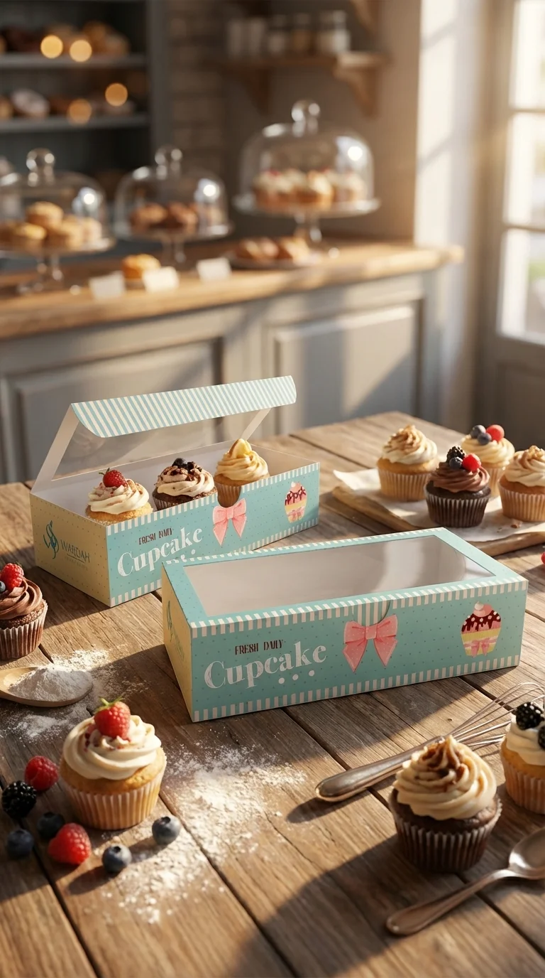 تصميم علب كيك