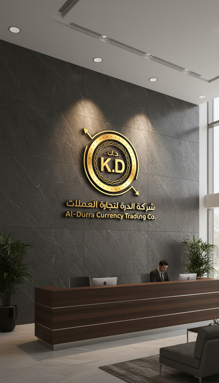 تصميم شعار شركة كويتيه مالية