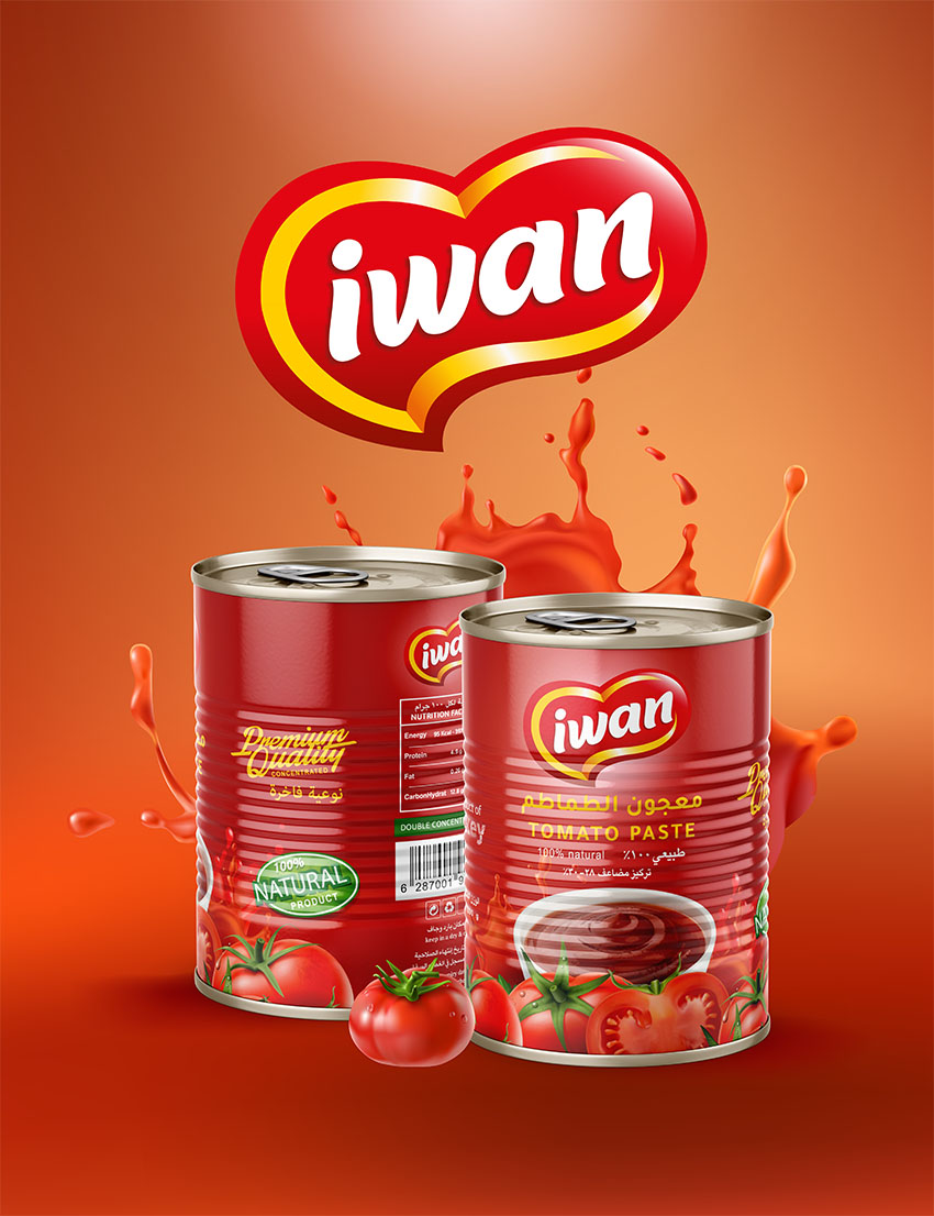 تصميم شعار مواد غذائية