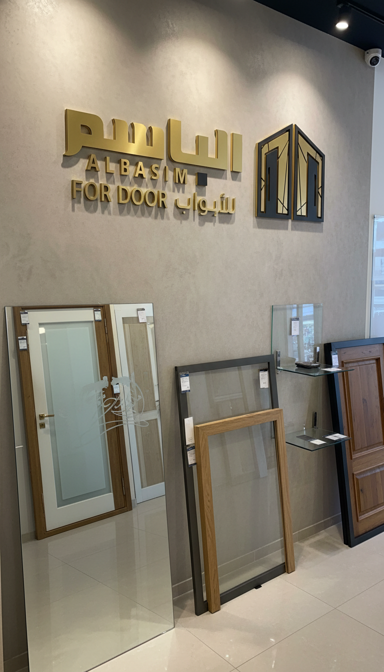 تصميم شعار شركة أبواب