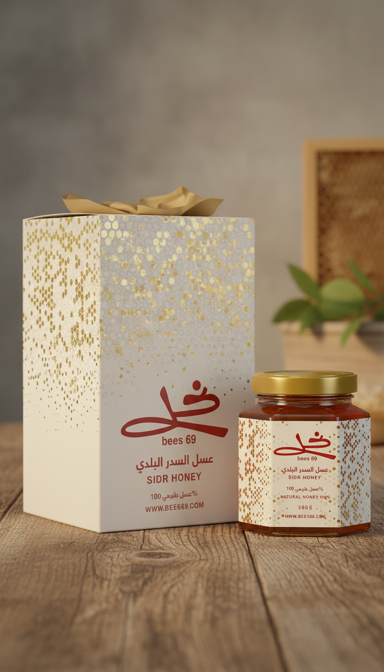 تصميم شعار وهوبه منتج عسل