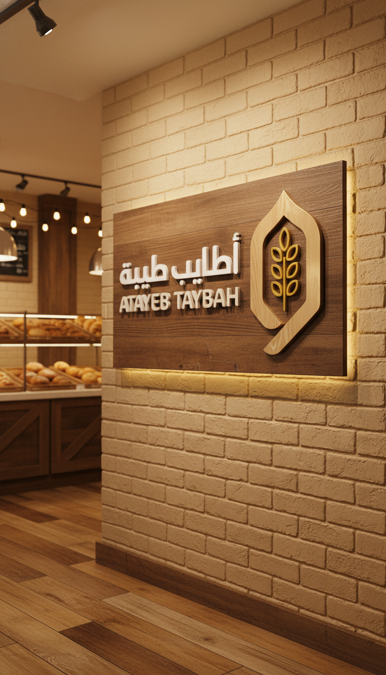 تصميم شعار محل مخبوزات